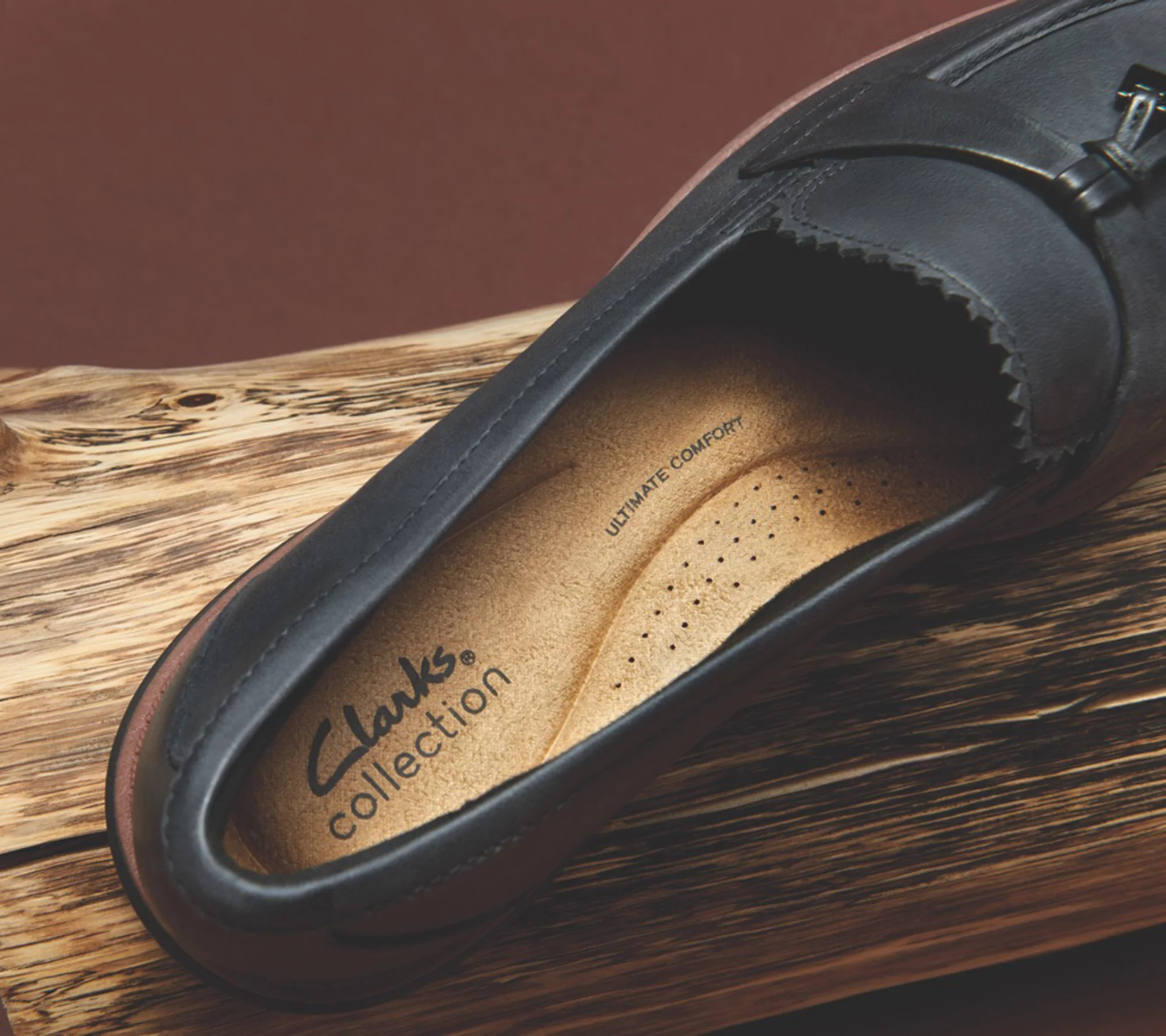 "As Is" Clarks Collection Leather Loafer with Tassel - Westlynn Bella