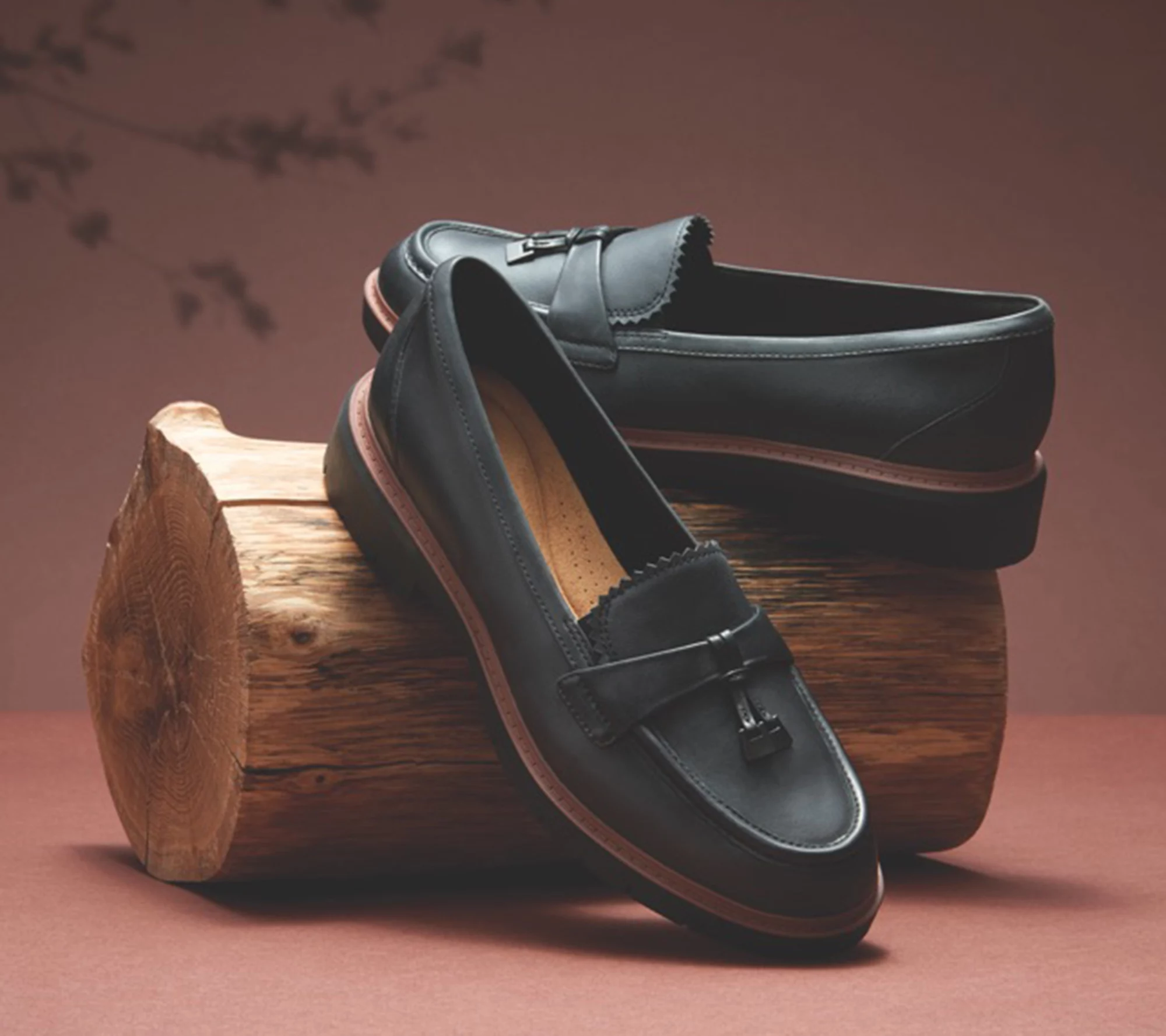 "As Is" Clarks Collection Leather Loafer with Tassel - Westlynn Bella