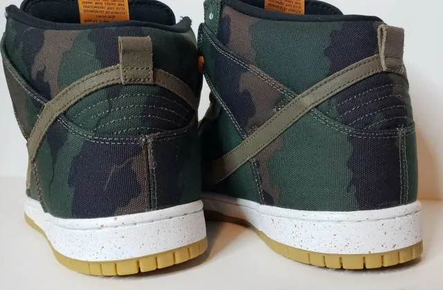 510 skateboarding x nike sb dunk high - camo