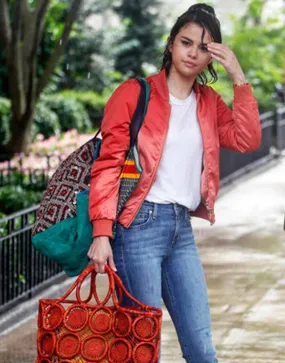 A Rainy Day In New York Selena Gomez Jacket | 40%OFF