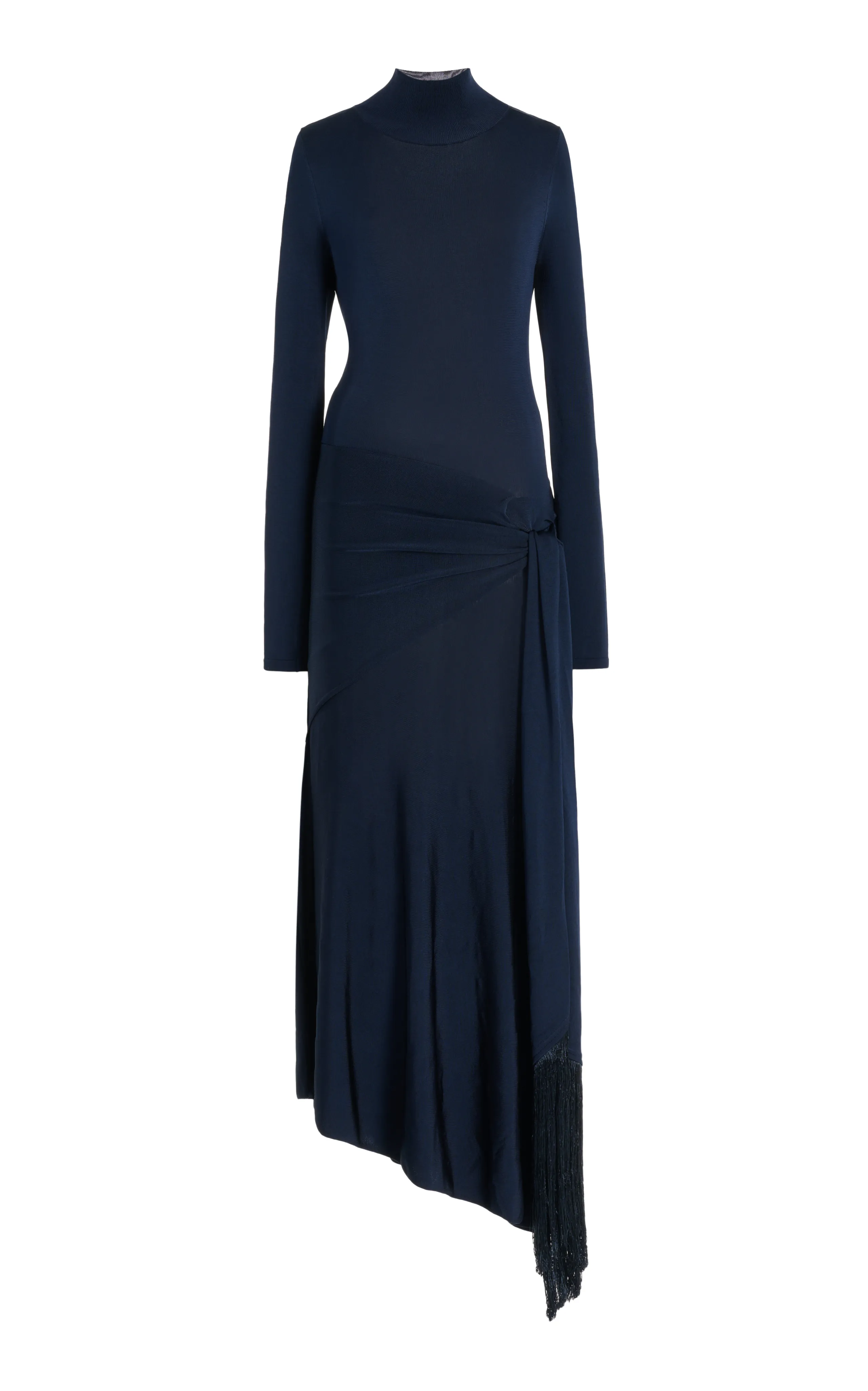 Adam Lippes Wrap-Effect Knitted Maxi Dress