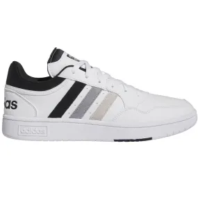 adidas Hoops 3.0 Trainers - Mens - White/Black/Grey