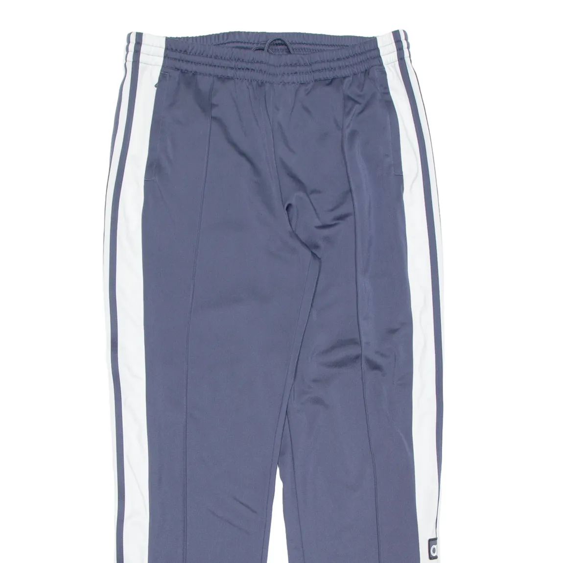 ADIDAS Mens Track Pants Blue Wide-Leg L W33 L31