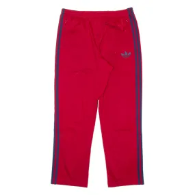 ADIDAS Mens Track Pants Red Wide-Leg M W34 L31