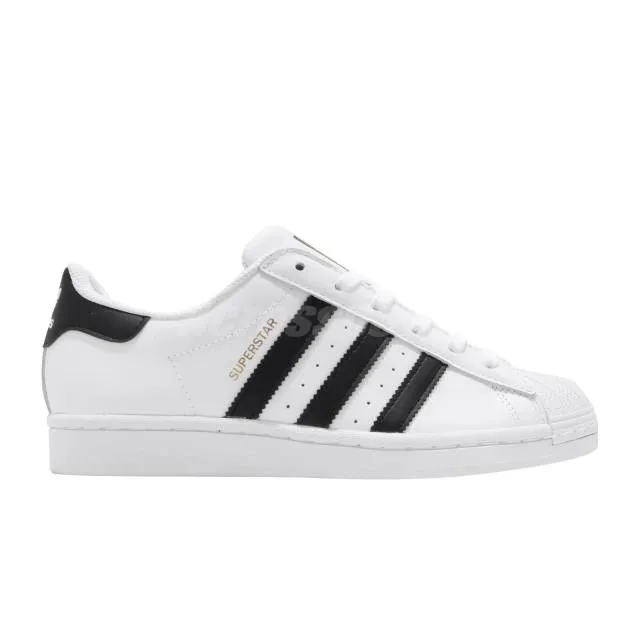 adidas Originals Superstar White Black Gold Men Women Un...