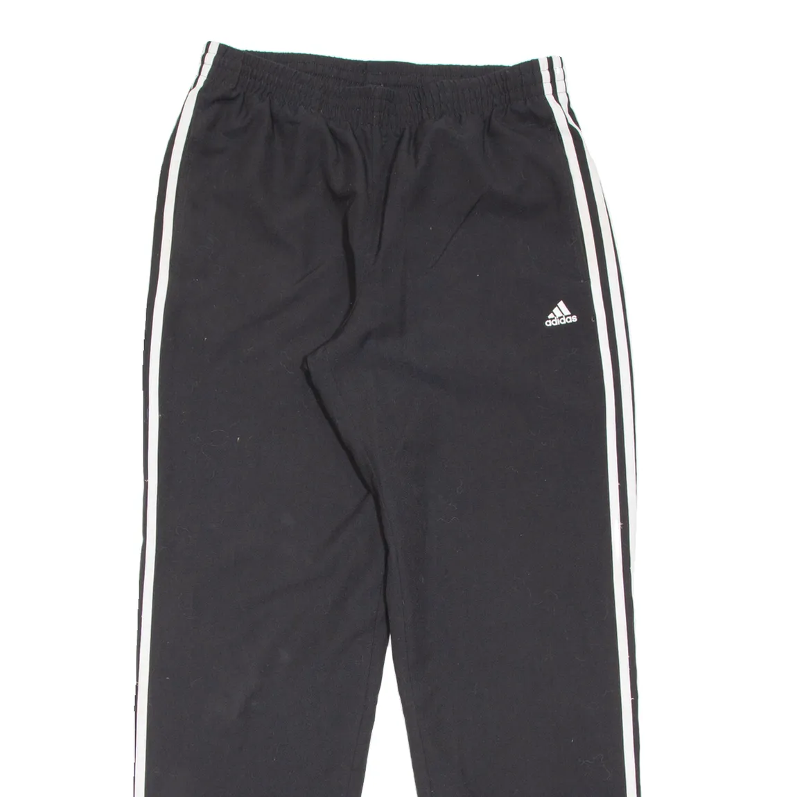 ADIDAS Womens Track Pants Black Wide-Leg M W32 L32