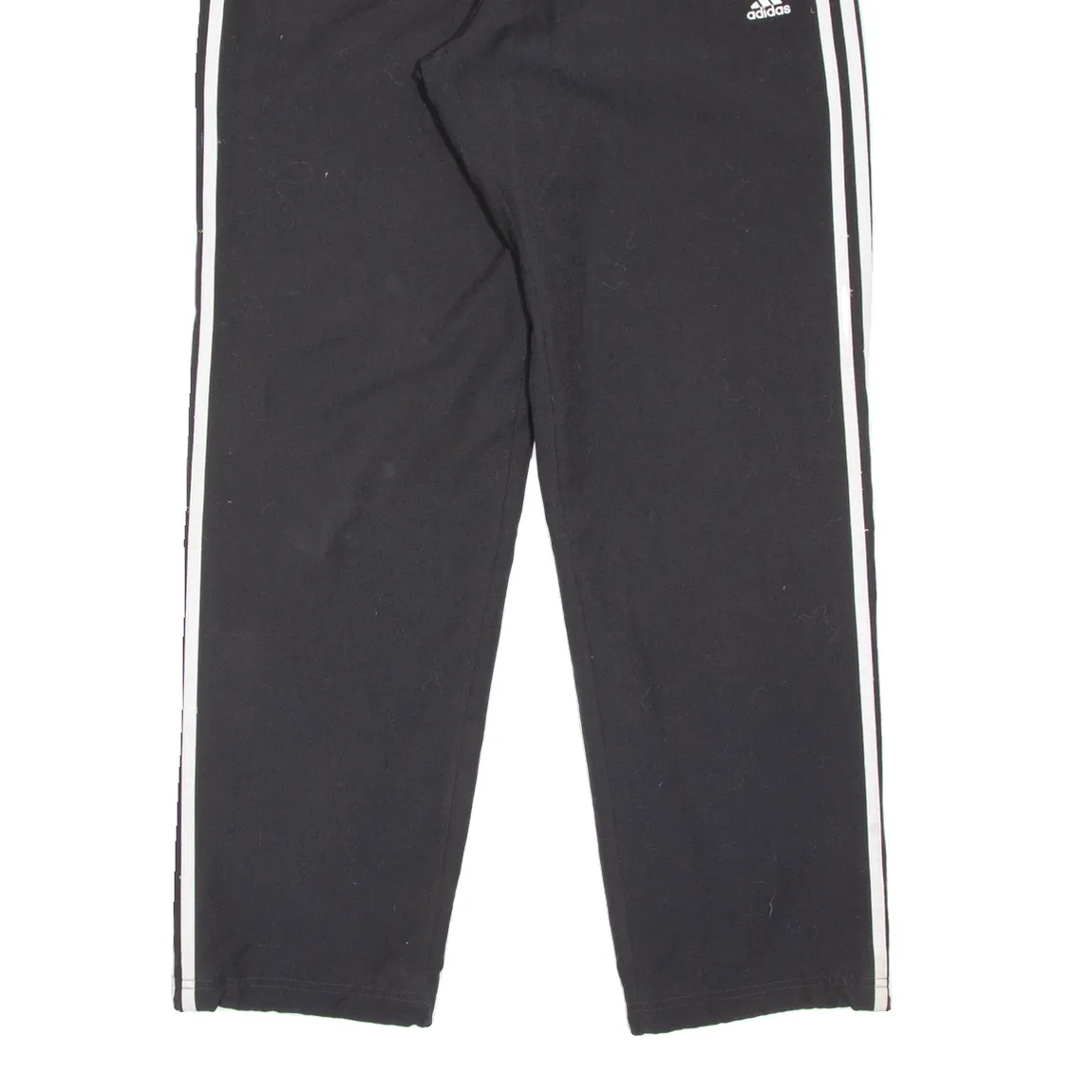 ADIDAS Womens Track Pants Black Wide-Leg M W32 L32