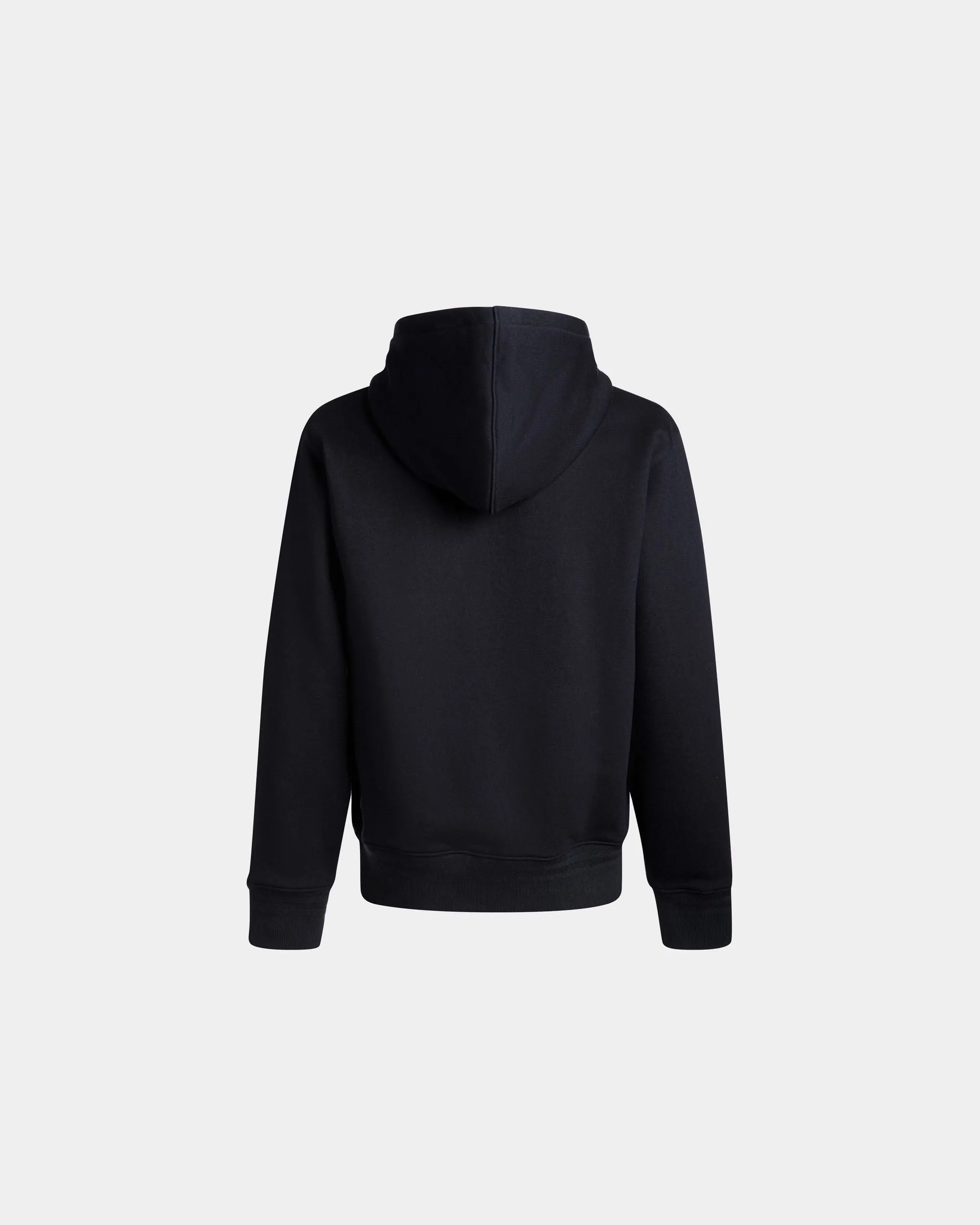 Adrien Brody Travel Collection Hoodie In Navy Blue Cashmere Blend 