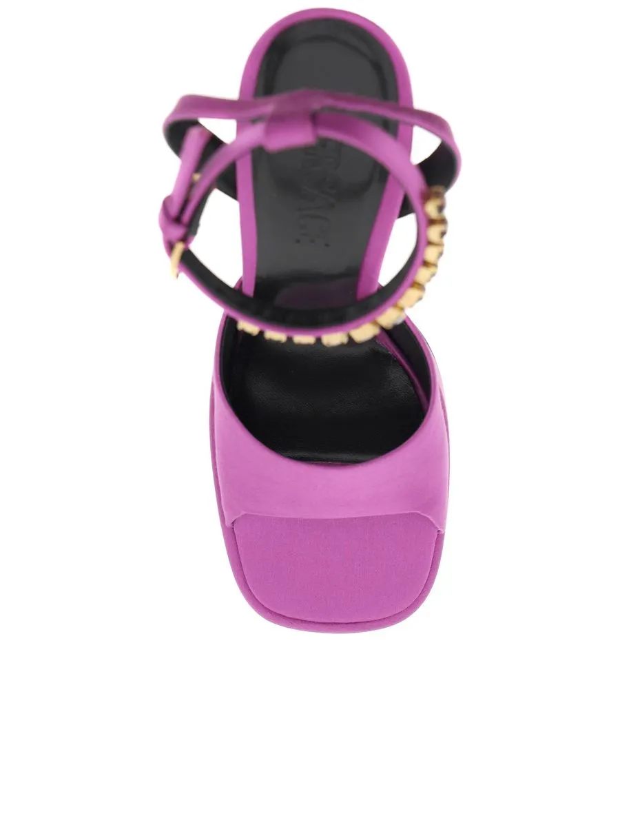 Aevitas Silk Satin Sandals