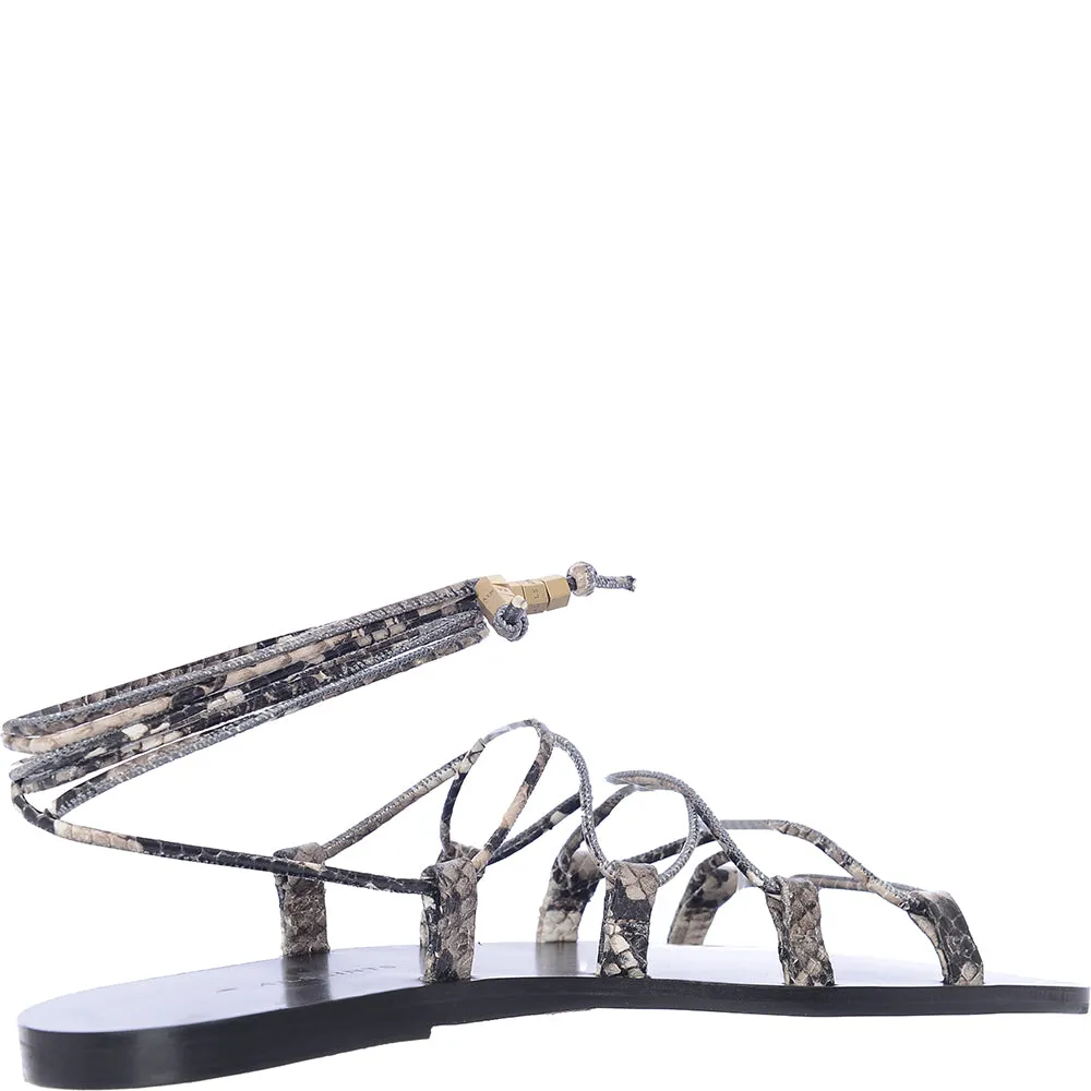 AllSaints Women's Snake Callie Strappy Sandals