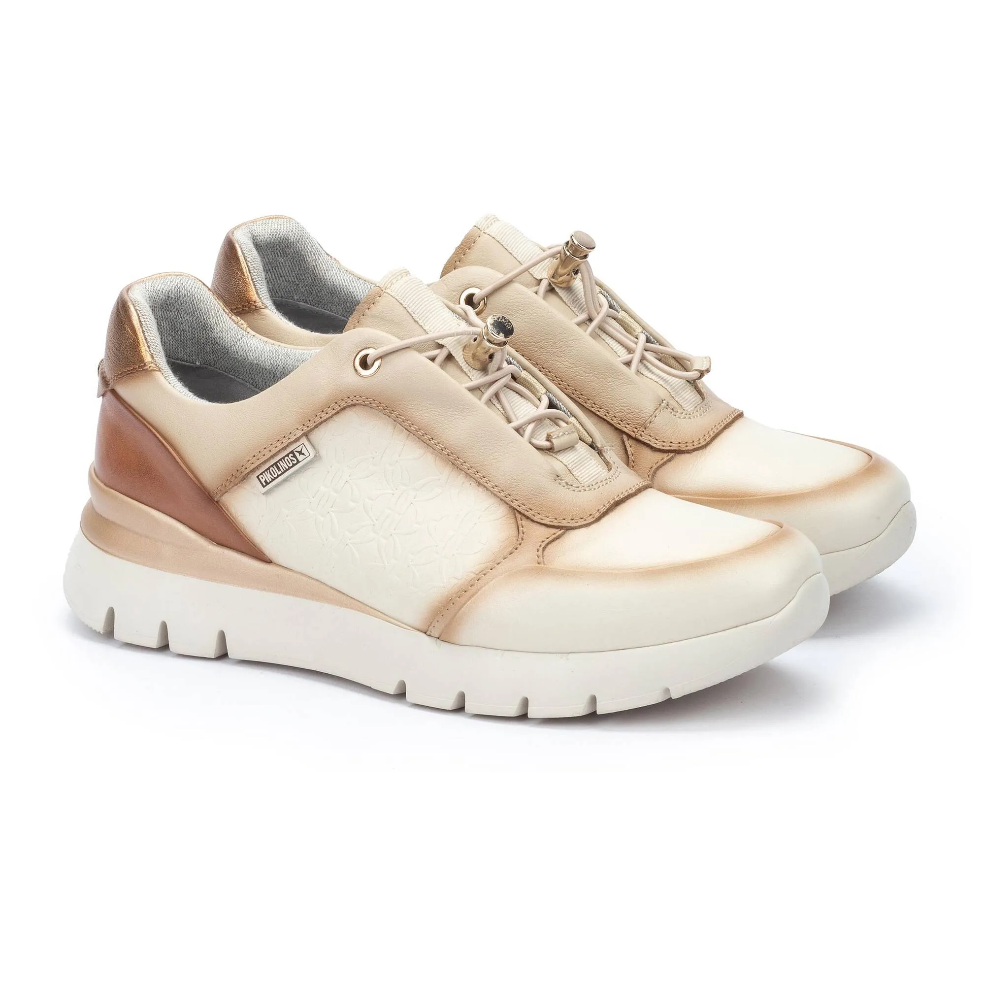 ASTURIAS Trainers with leather accents