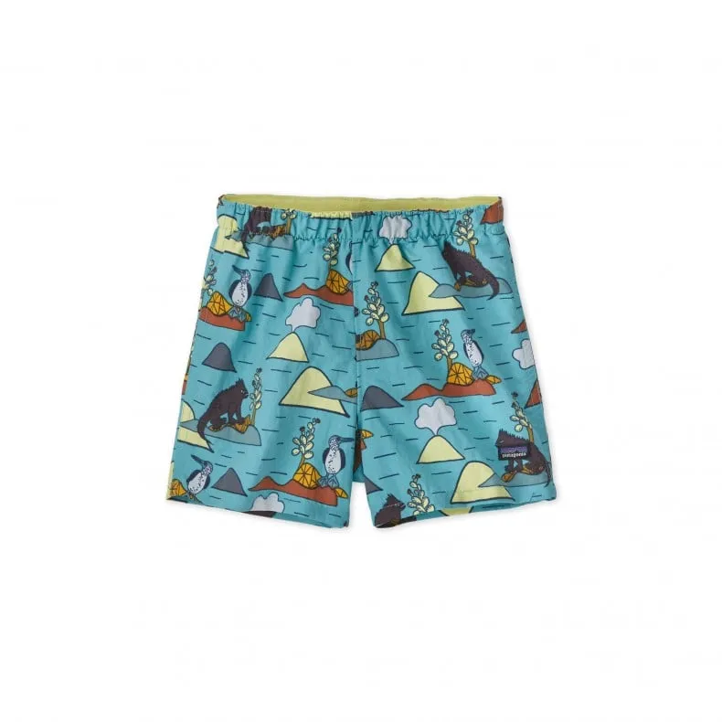 Baby Patagonia Baggies Shorts (Volcano Dazed Small: Iggy Blue)