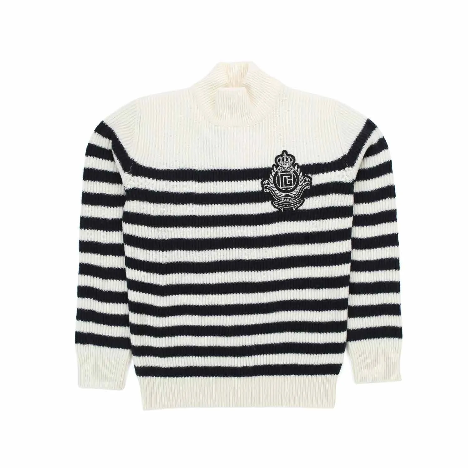 Balmain Striped Pullover For Girl And Teen