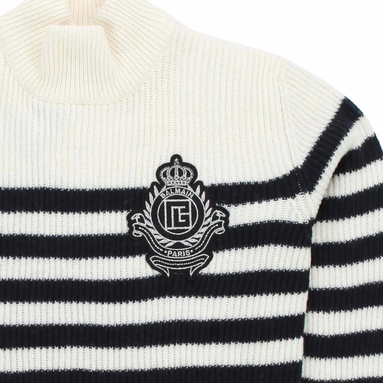 Balmain Striped Pullover For Girl And Teen