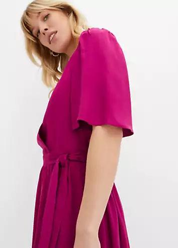 Belted Wrap Dress by bonprix | Look Again