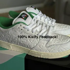 Ben-g x nike sb dunk low white lucid green