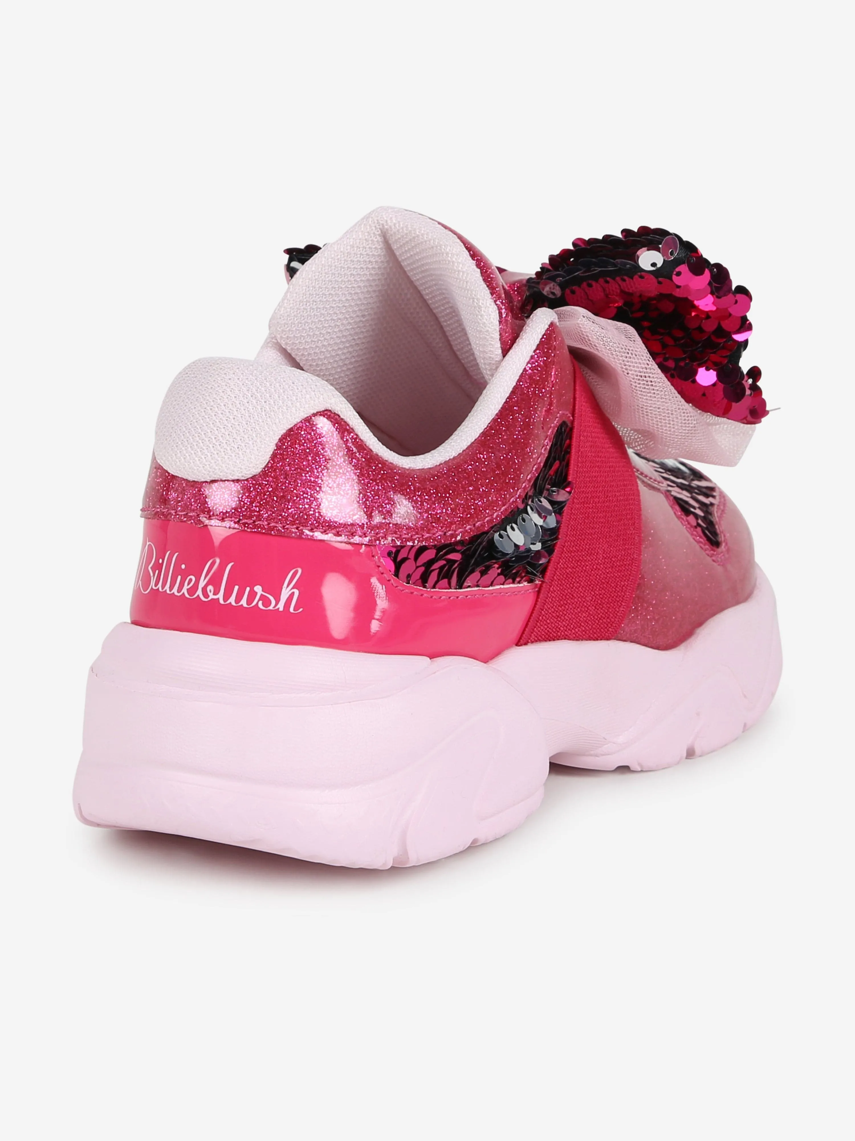 Billieblush Girls Sequin And Glitter Trainers in Pink