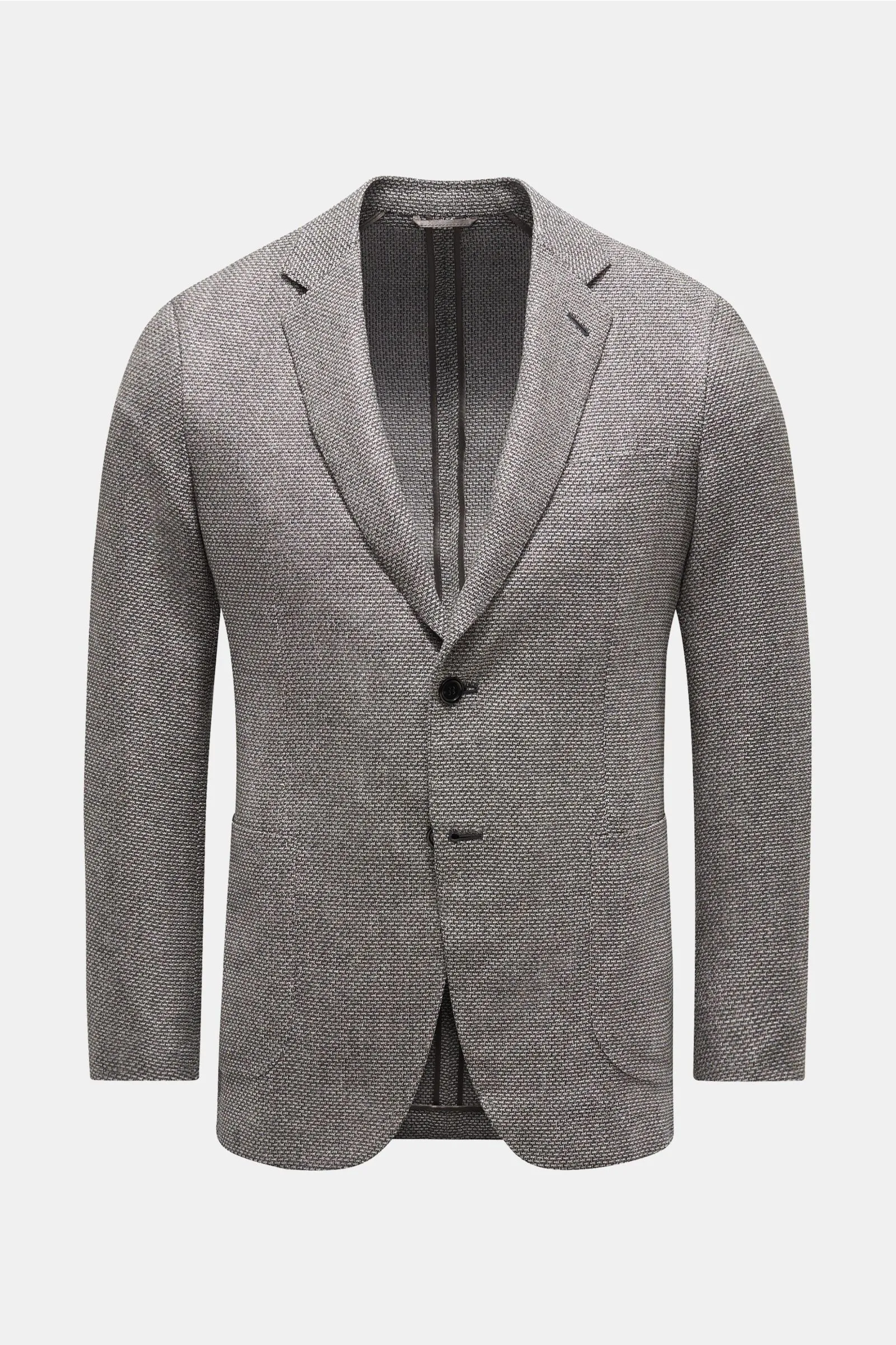 BRIONI cashmere jacket 'Plume' grey/off-white