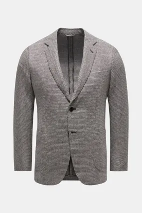 BRIONI cashmere jacket 'Plume' grey/off-white