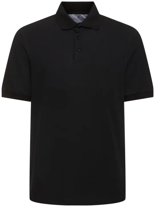 Brunello Cucinelli   Cotton piquet polo 