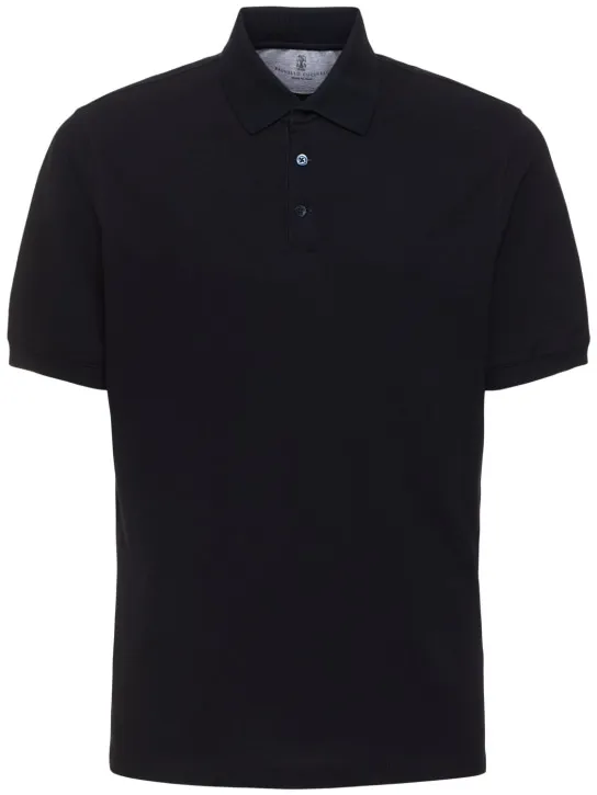 Brunello Cucinelli   Cotton piquet polo 