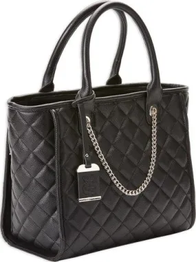 Bulldog Concealed Carry Purse - Quilted Tote Style Black