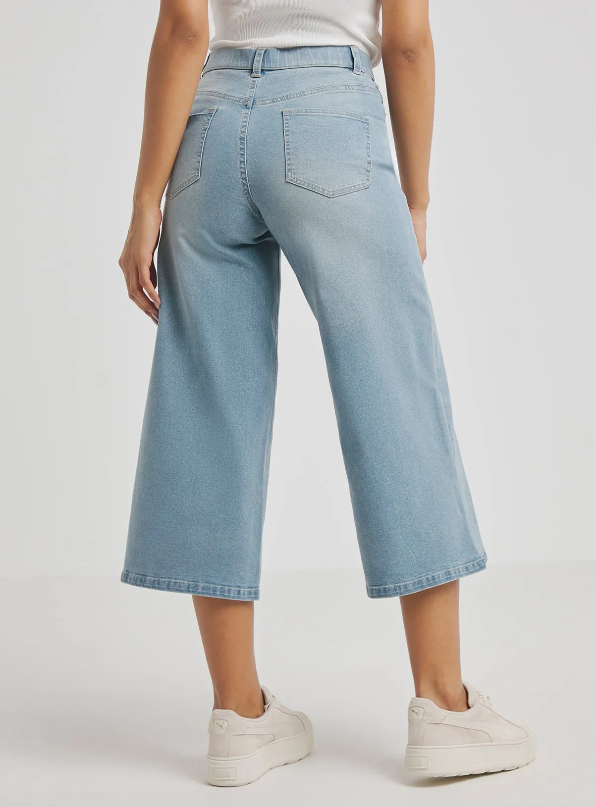 Buy SIMPLY BE 24/7 Cropped Wide Leg Jean 22 | Jeans | Tu