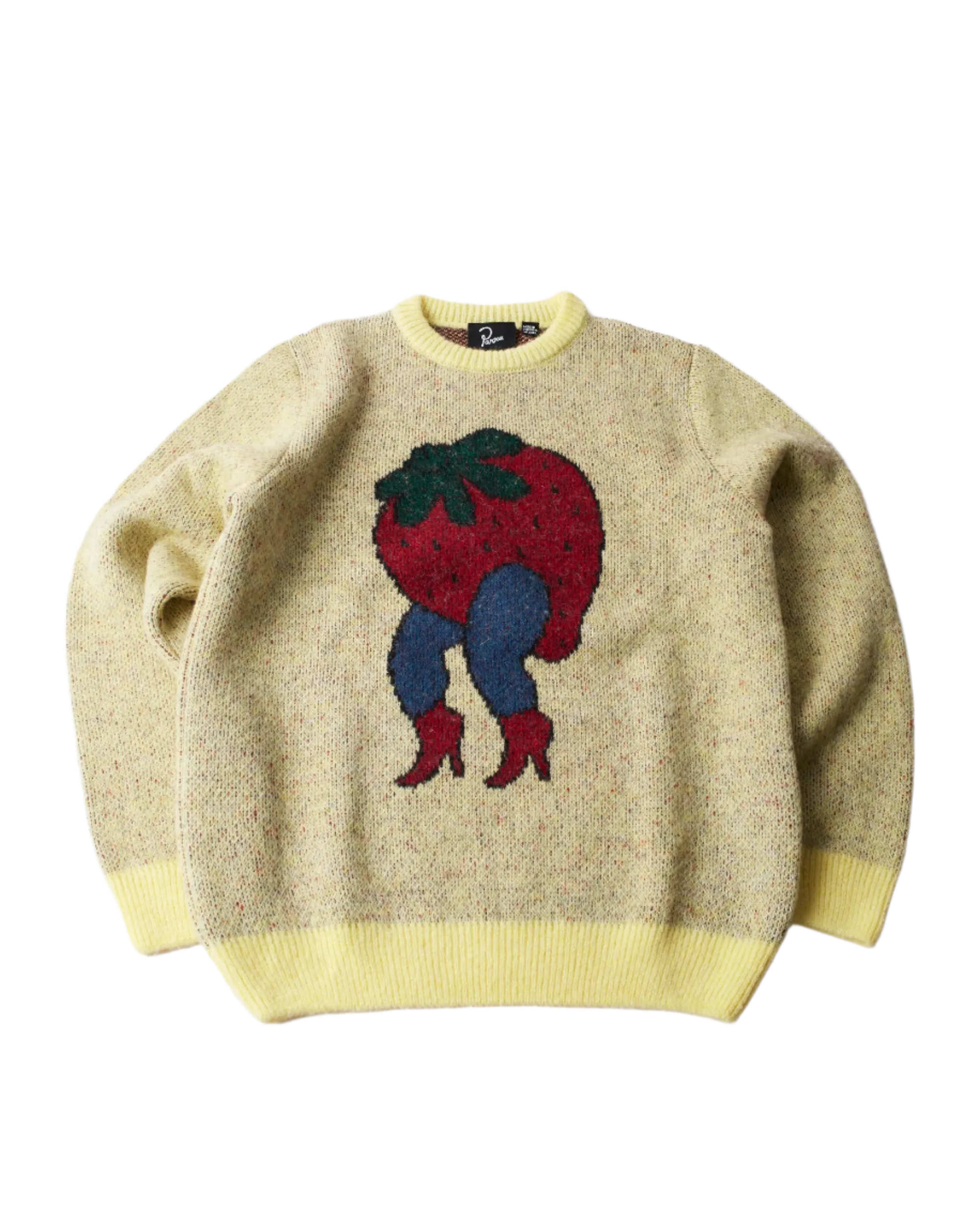 byParra Stupid Strawberry Knitted Pullover