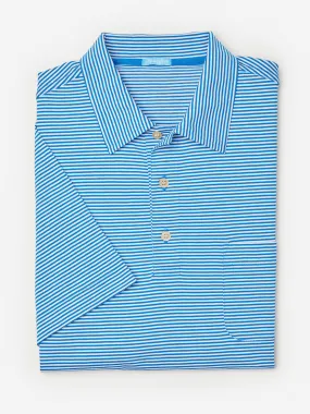 Callahan Cotton Polo in Stripe