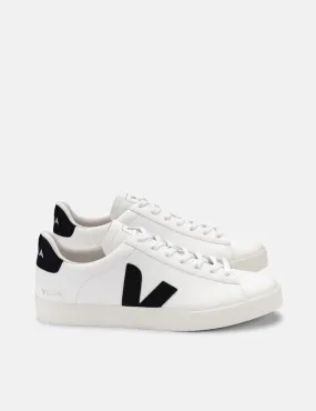 Campo Chrome Free Leather Trainers - White/Black