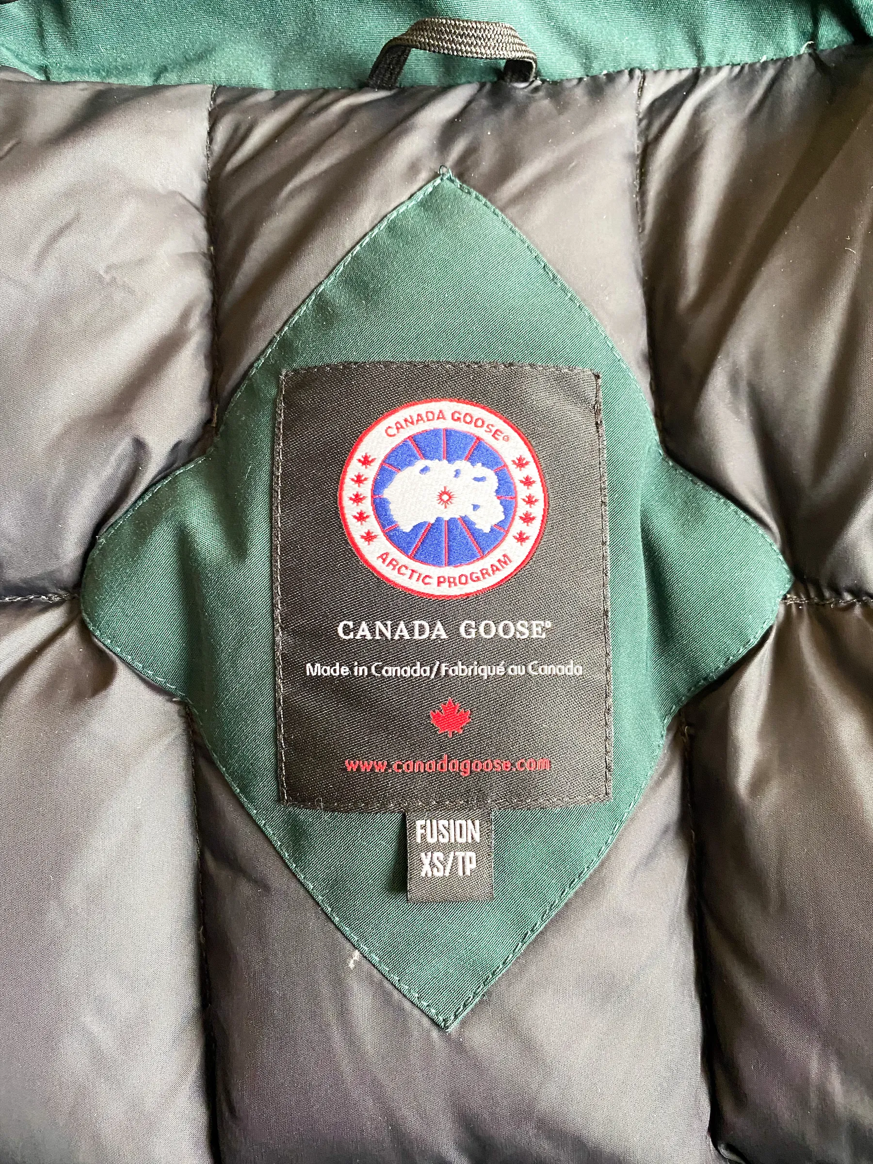 Canada Goose Fusion Fit Algonquin Green Trillium Women's Jacket