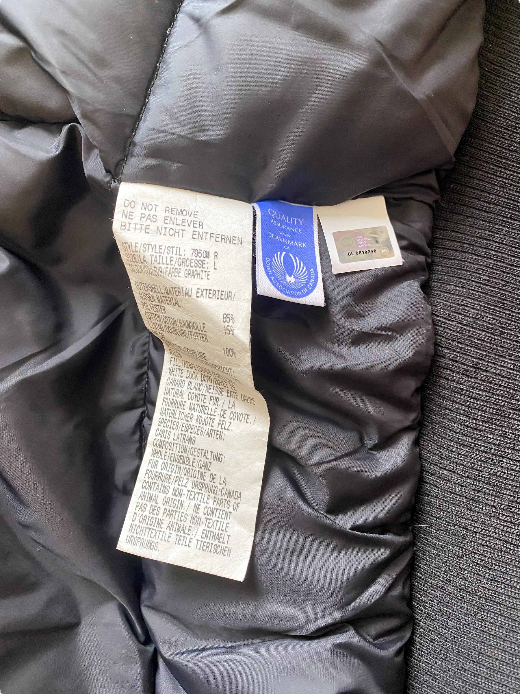 Canada Goose Graphite Chilliwack Men's Jacket