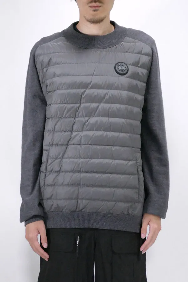 Canada Goose Mens Knit Hybridge Pullover Reversible Iron Grey