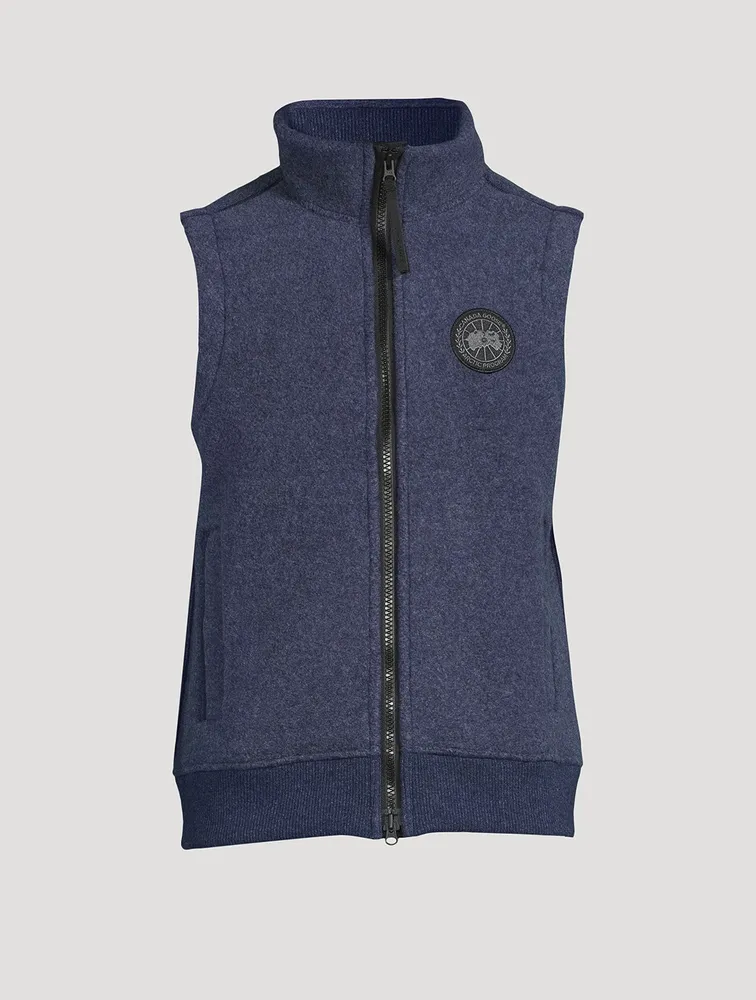 CANADA GOOSE Mersey Black Label Fleece Zip Vest