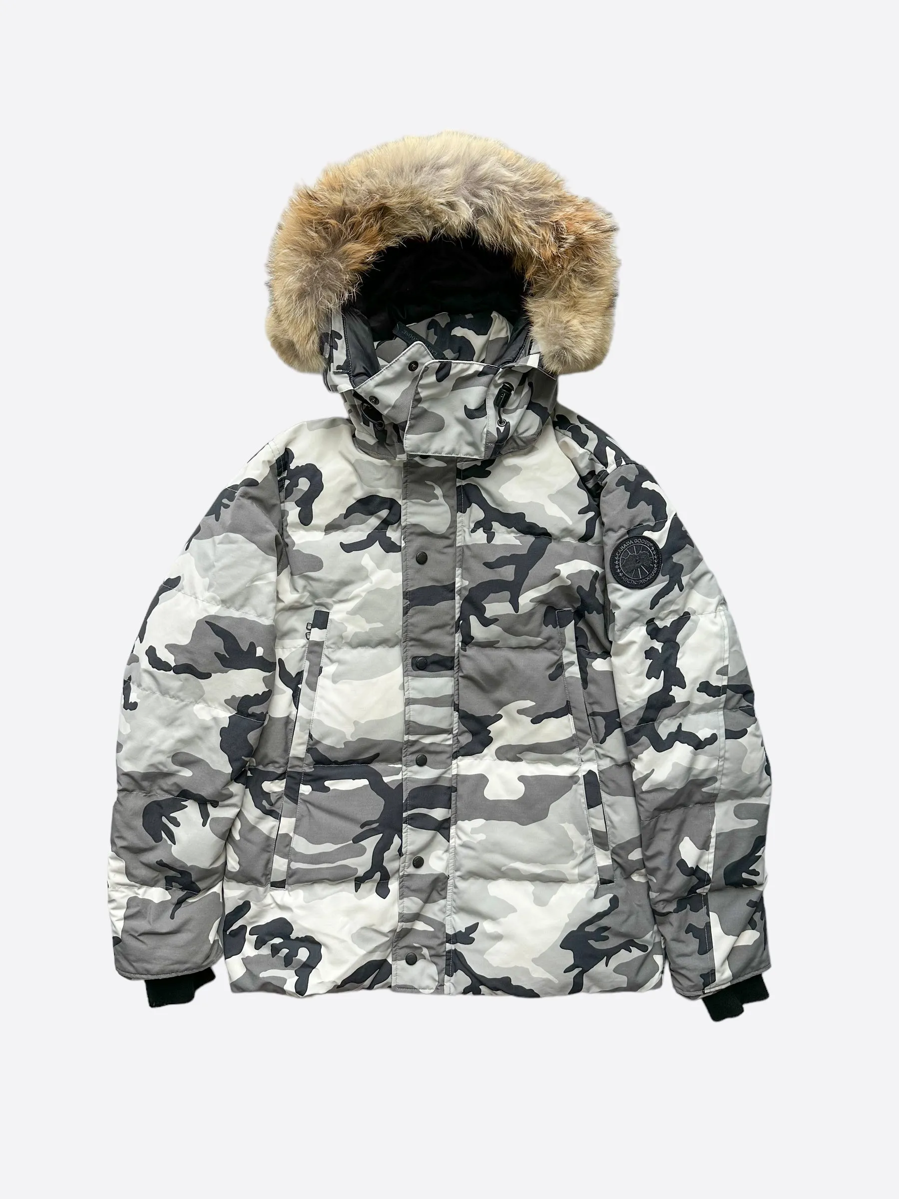 Canada Goose Snow Camo Wyndham Black Label Men's Jacket