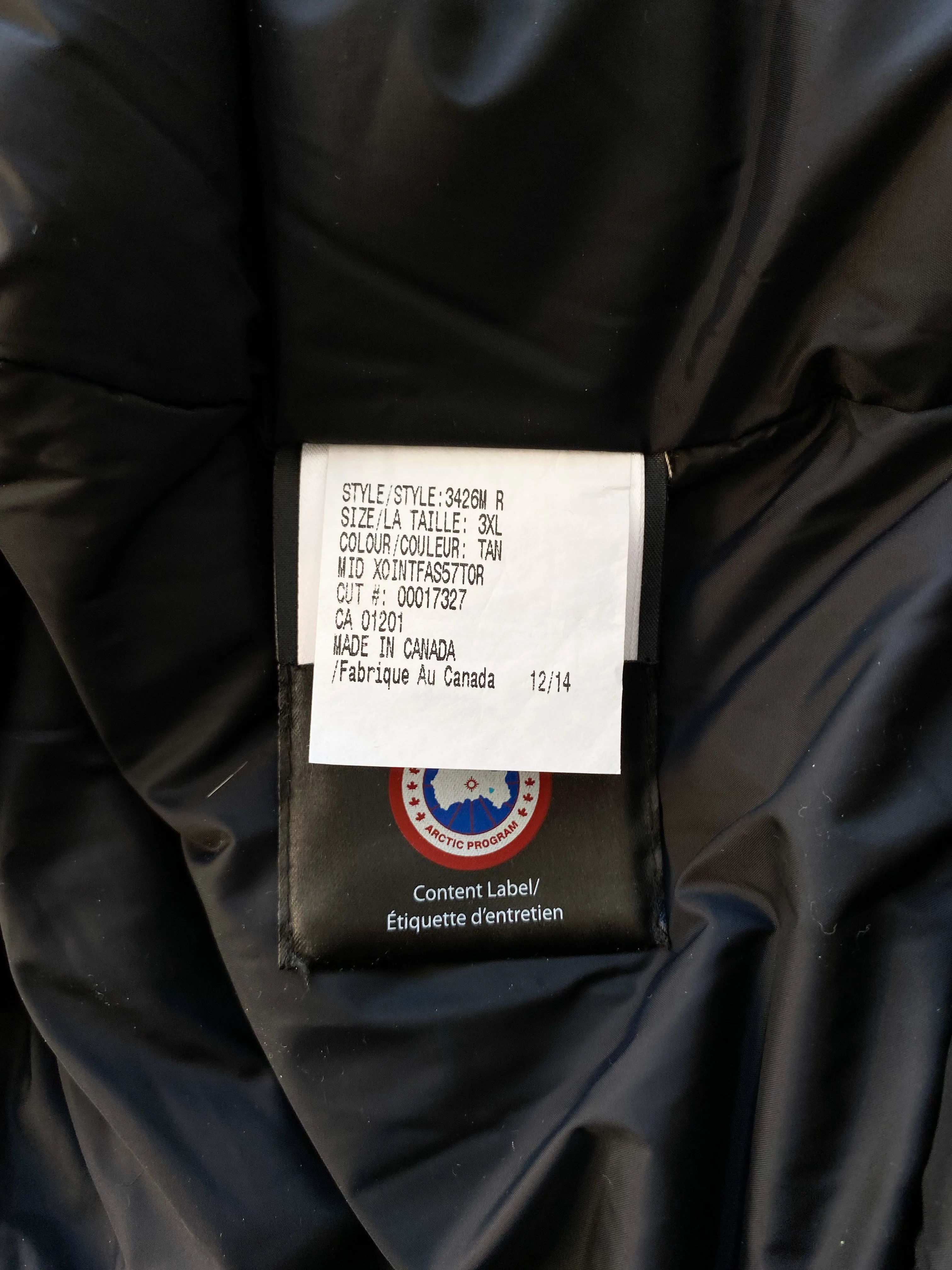 Canada Goose Tan Chateau Men's Jacket