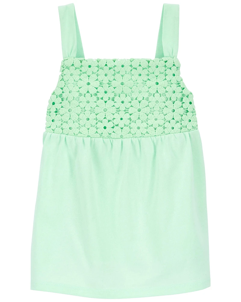 Carters Oshkosh Baby Crochet Sleeveless Top