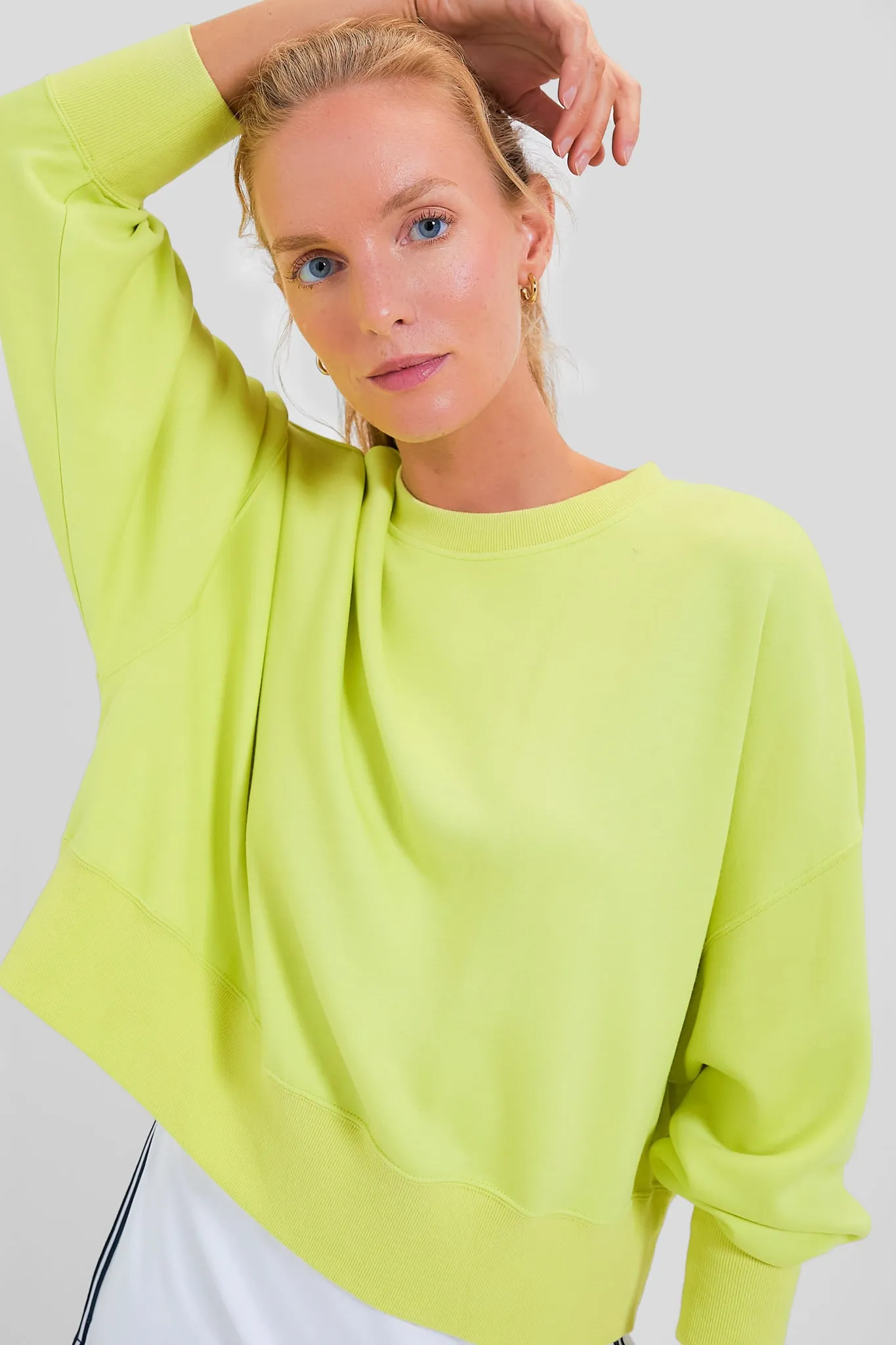 Citron Cropped Oliver Pullover