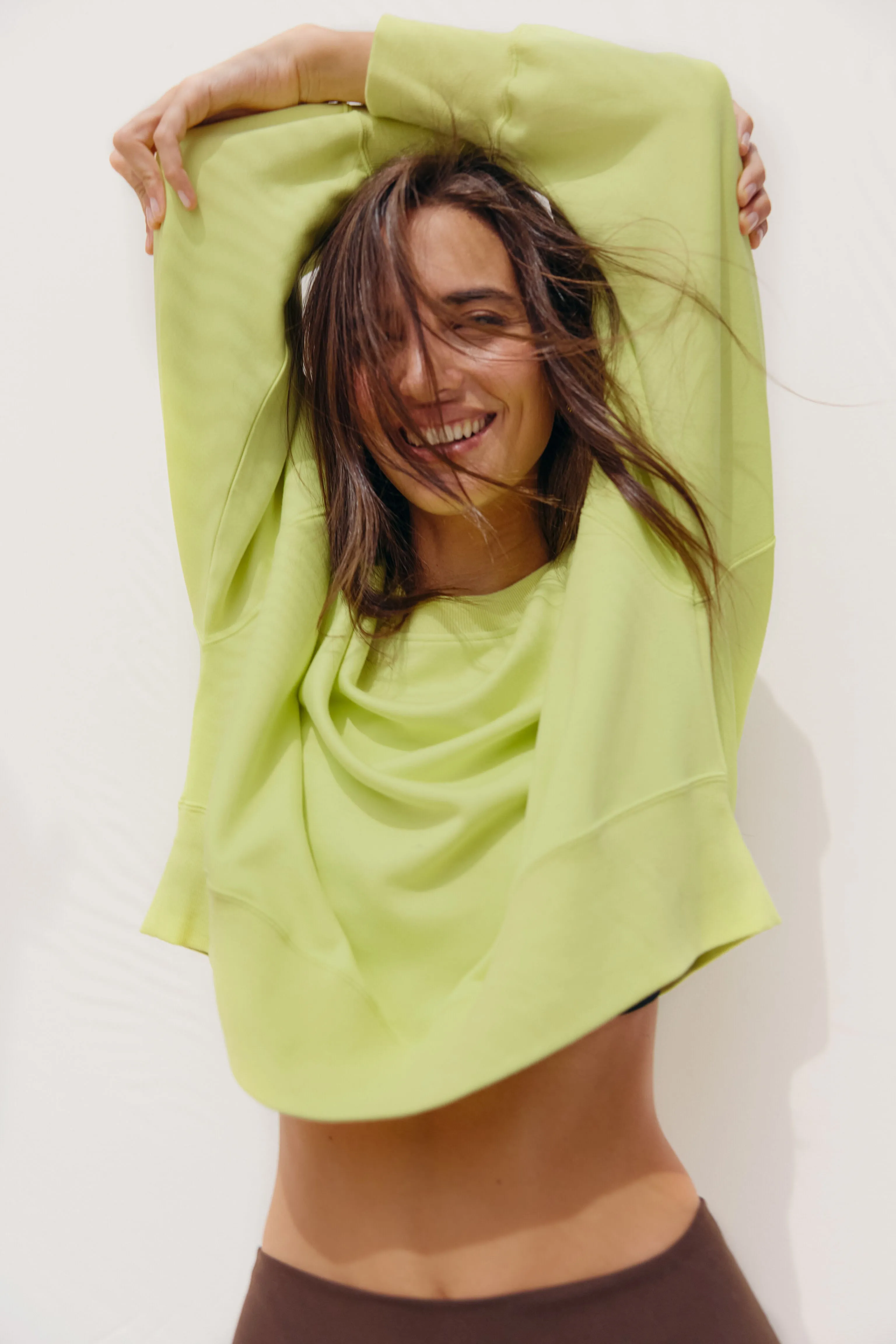 Citron Cropped Oliver Pullover