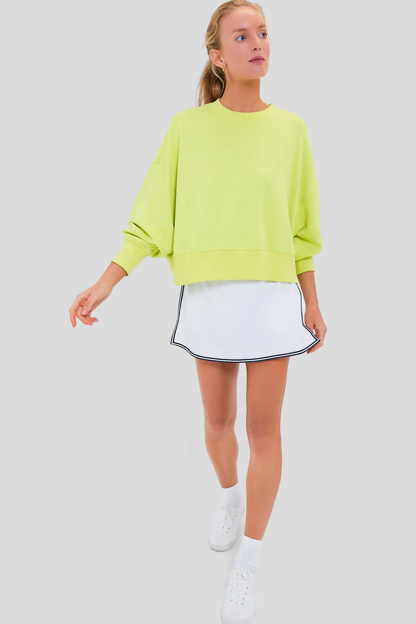 Citron Cropped Oliver Pullover