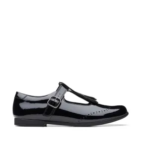 Clarks - Scala Teen Y 261692916f - F Fit (black Patent)