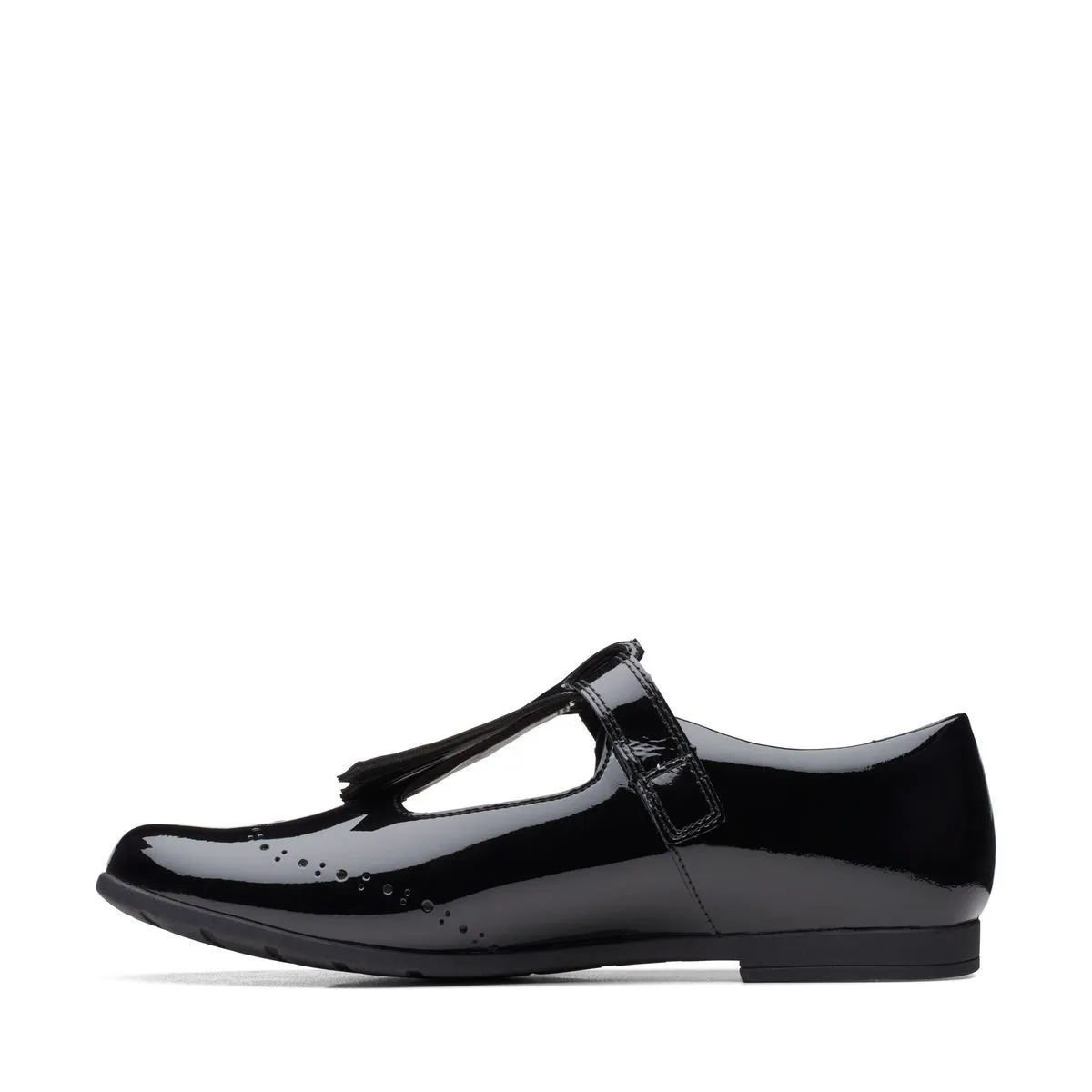 Clarks - Scala Teen Y 261692916f - F Fit (black Patent)