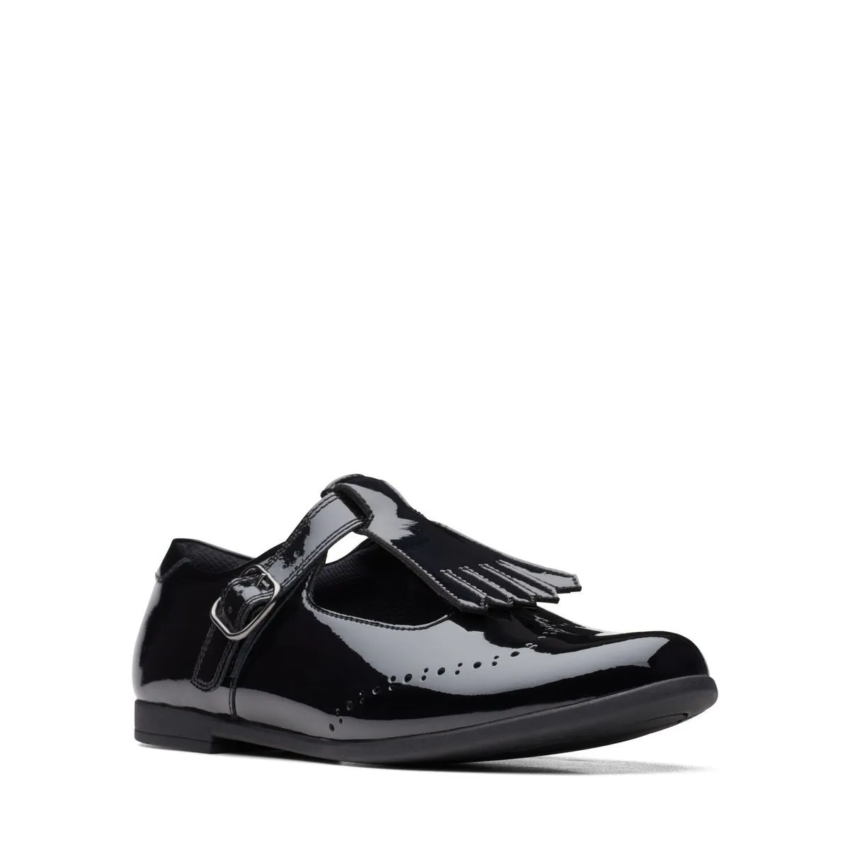 Clarks - Scala Teen Y 261692916f - F Fit (black Patent)