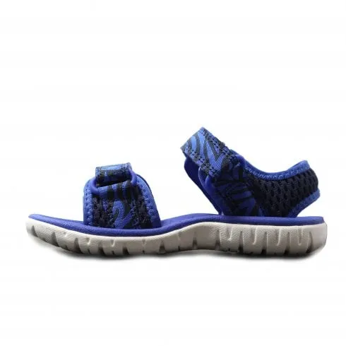 Clarks Surfing Tide Toddler | Navy Combi | Childrens Rip Tape Sandals