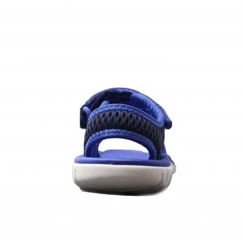 Clarks Surfing Tide Toddler | Navy Combi | Childrens Rip Tape Sandals