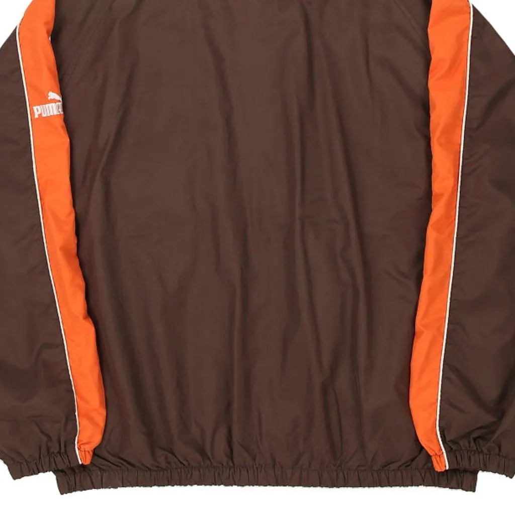 Cleveland Browns Puma NFL Jacket - XL Brown Polyester Blend