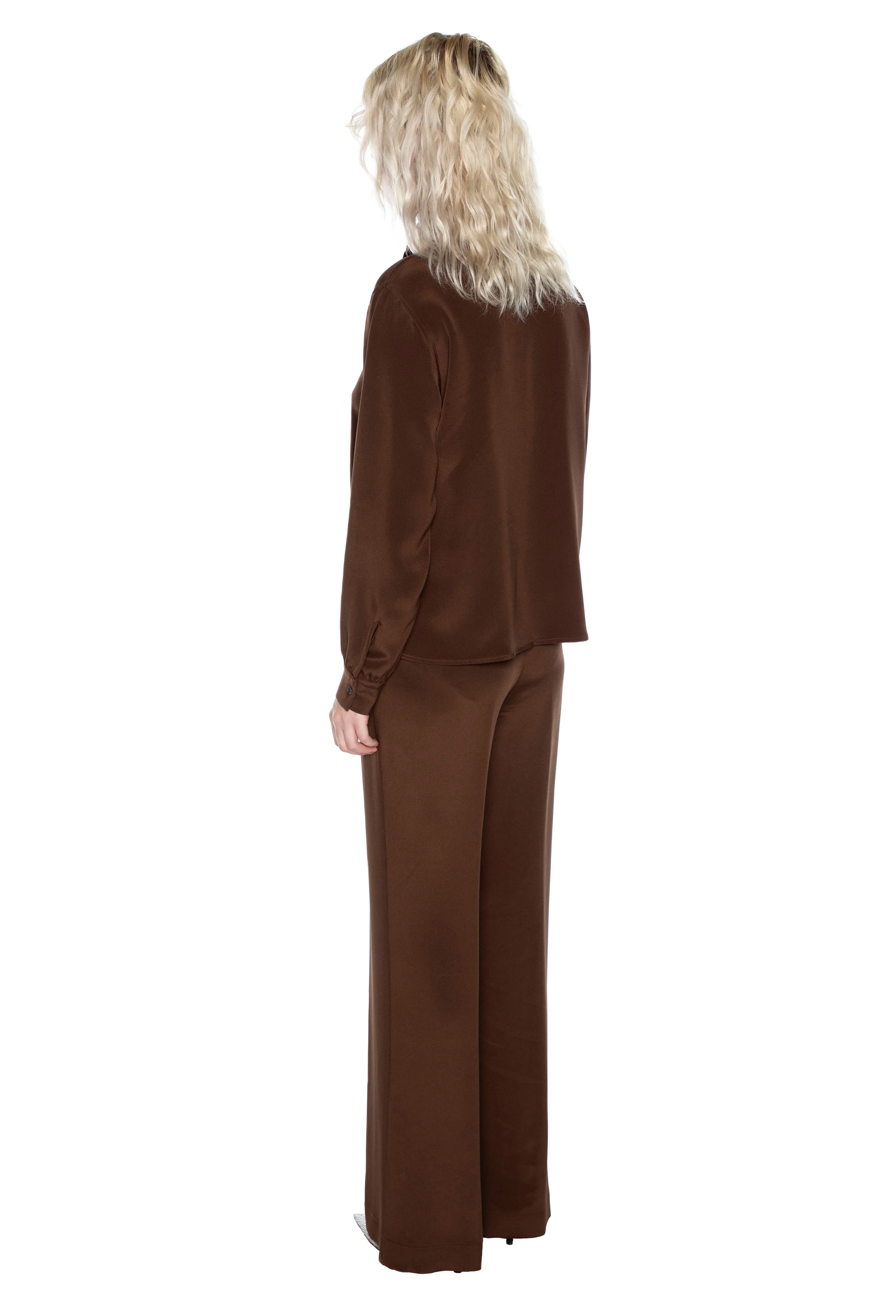 'COCOA POWDER' NEW WIDE LEG PANTS