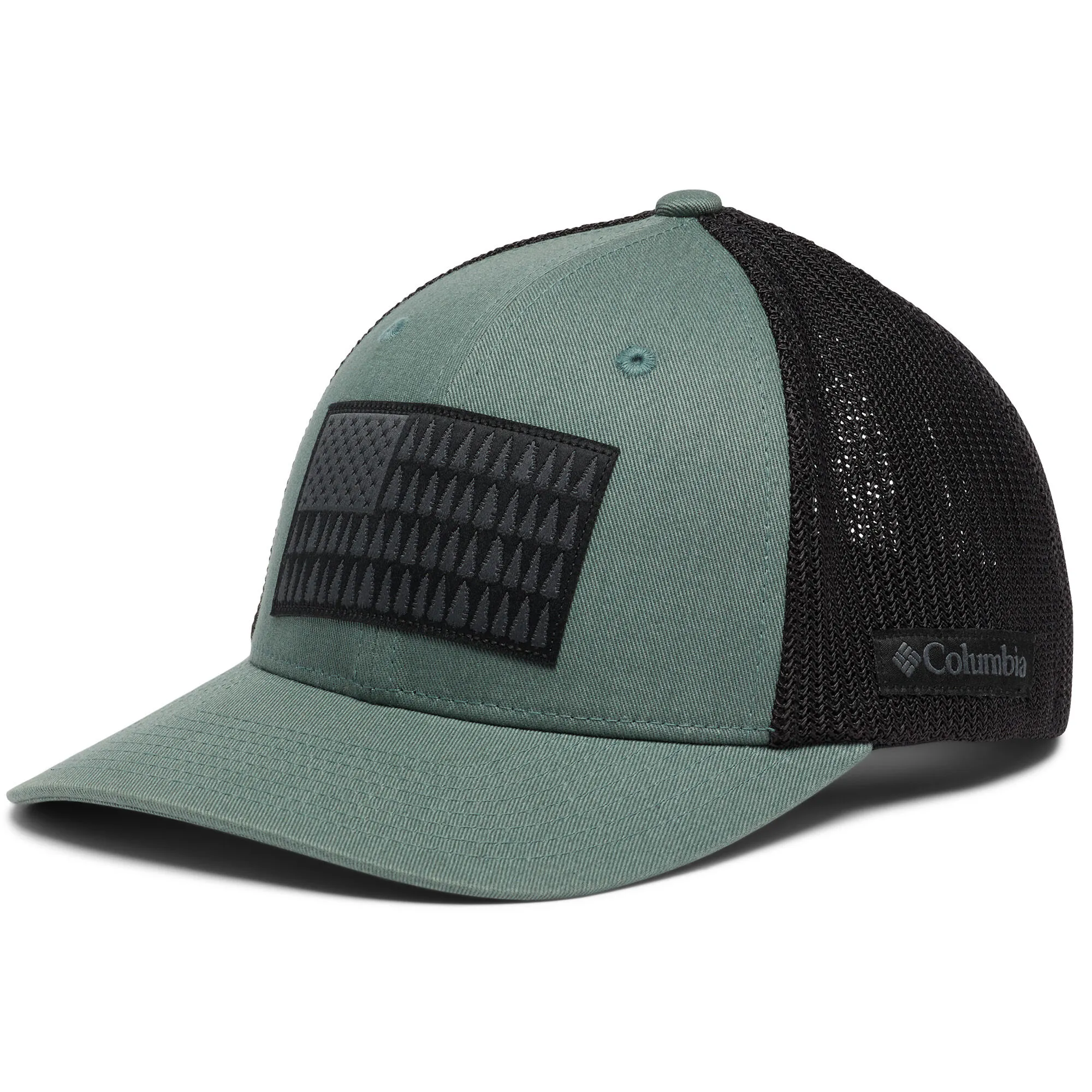 Columbia Men's Mesh Tree Flag Ball Cap - High Crown - Special Purchase