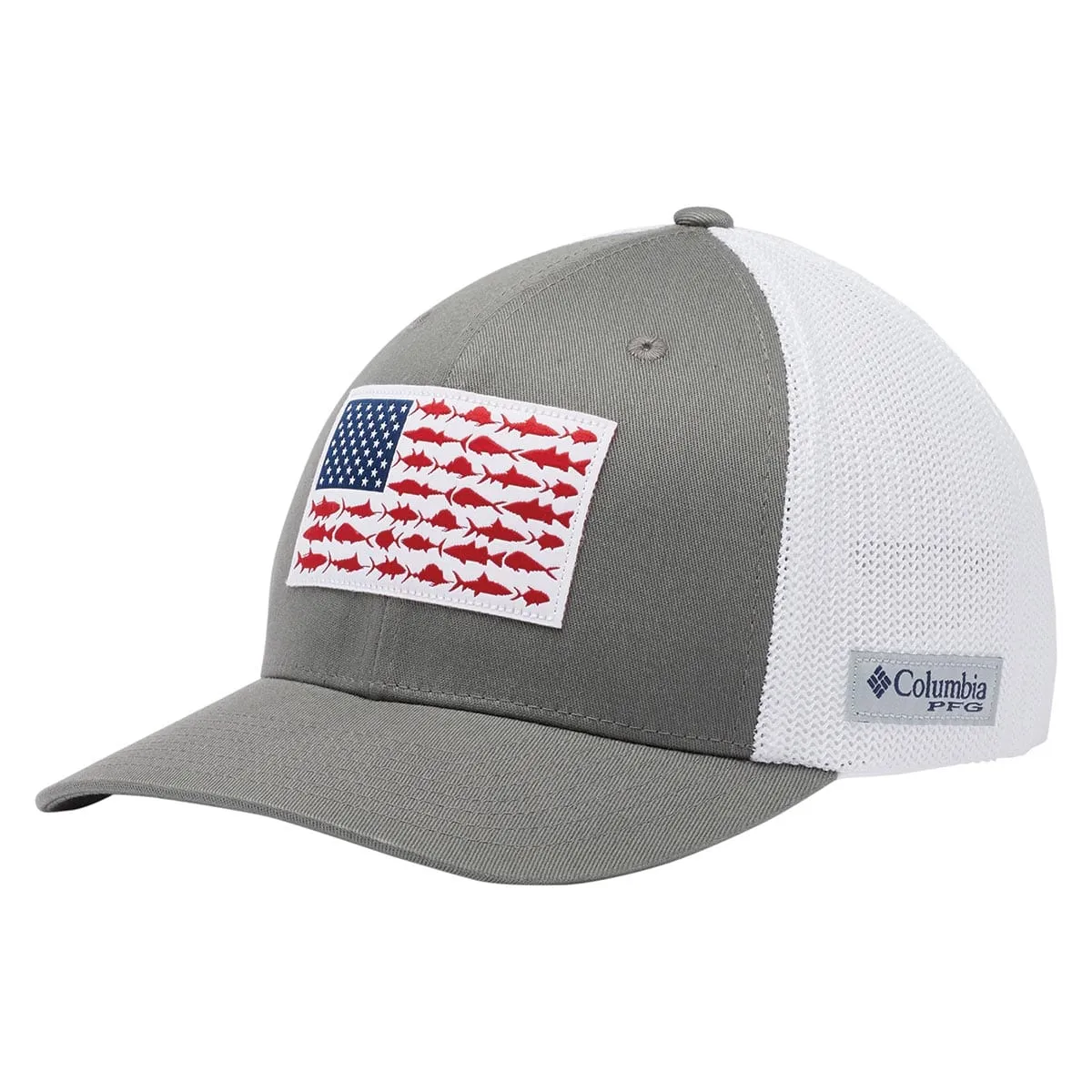 Columbia PFG Mesh Fish Flag Ball Cap