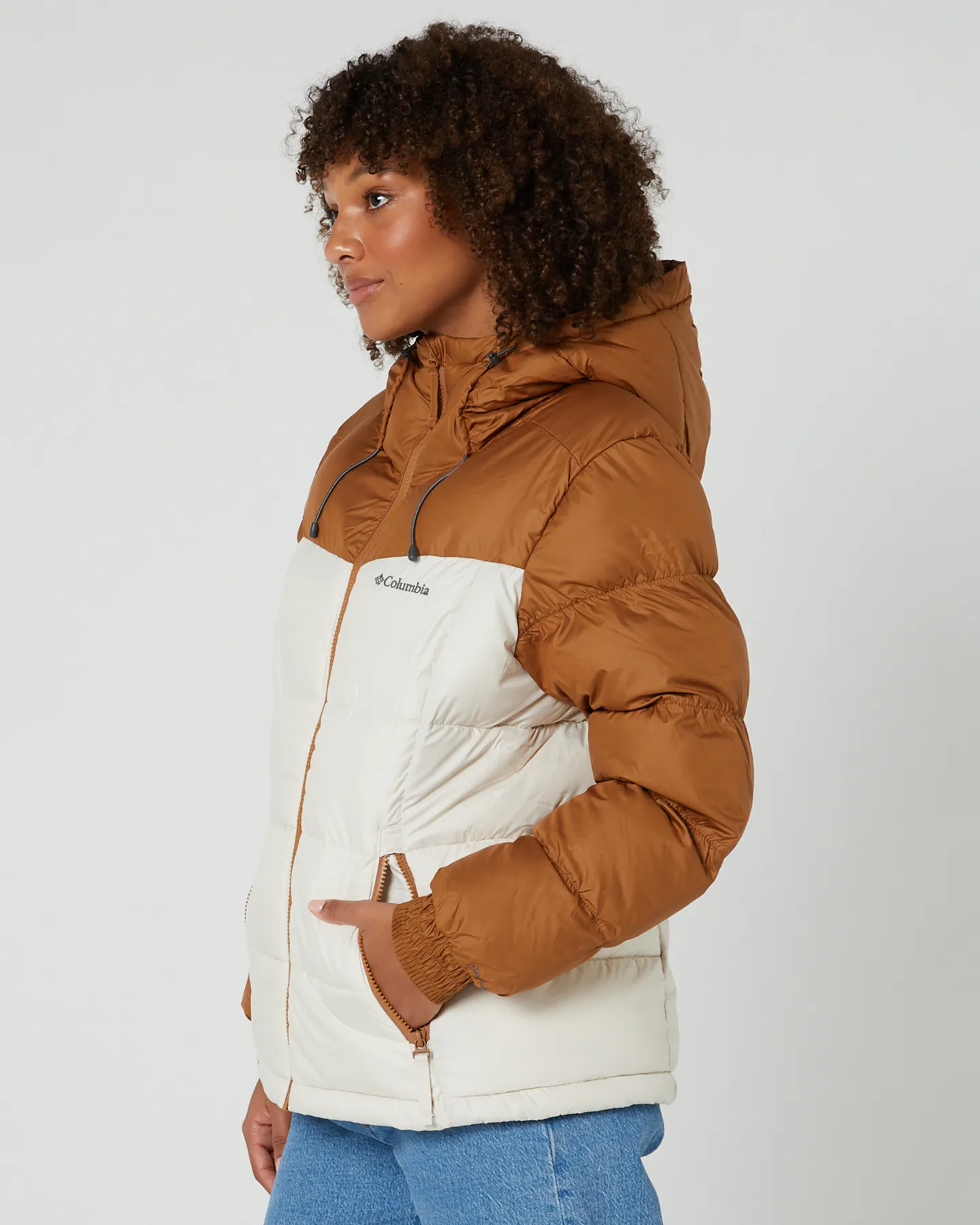 Columbia Pike Lake Ii Insulated Jacket - Camel Brown / Chalk | SurfStitch